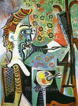 Cubism Painting - Le peintre III 1963 Cubism